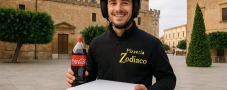 Pizza e bibita da asporto per 2 persone (domicilio +2,00)